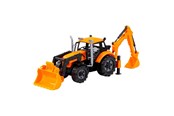 Samochody i pojazdy - Cavallino Toys Cavallino Tractor with Loader and Excavator Yellow Scale 1:32 - 1242FM04