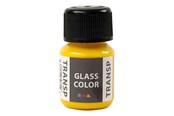 Kreatywne gry - Creativ Company Glass Color Transparent Paint - Lemon Yellow 30ml - 31671