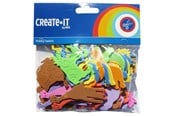 Artykuly Artystyczne & Rzemieslnicze - Haza Witbaard Foam stickers Animals 64 pcs. - 192300