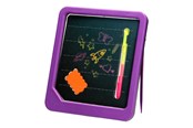 Kreatywne gry - Toi-Toys Neon Glow Drawing Board with Pen and Sponge - 48059A