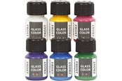 Kreatywne gry - Creativ Company Glass Color Frost Glass Paint Color 6x30ml - 31760