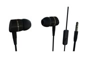 Sluchawki, zestaw sluchawkowy - Vivanco In-Ear Plugin Smartphone Headset Black - 4008928380095
