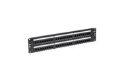 Akcesoria sieciowe - Tripp Lite 48-Port Cat6 Cat5 Patch Panel Rackmount 110 Punch Down RJ45 Ethernet 1URM 568B - patch panel - 19" - N252-048