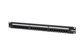 Akcesoria sieciowe - Tripp Lite 24-Port Cat6 Cat5 Patch Panel Feed Through Rackmount 568A/B RJ45 1URM TAA - patch panel - 1U - 19" - N254-024