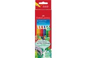 Przybory do pisania i rysowania - Faber-Castell Col.pencil Jumbo Grip 6 pcs box - 110906