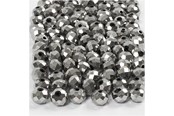 Kreatywne gry - Creativ Company Faceted Beads Metallic Gray 100pcs. - 61684