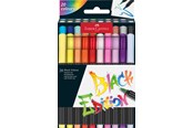 Przybory do pisania i rysowania - Faber-Castell Brush pen Black Edition set 20x - 116452
