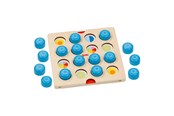 gry-planszowe-karciane-i-kosci - Goki Wooden Memo Game Animals and Symbols 20 pcs. - 56787