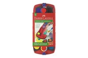 Kreatywne gry - Faber-Castell Connector paint box 12 colours red - 125030