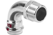 Rury cisnieniowe i zlaczki - Viega Prestabo adapter elbow 90° 15 x 1/2" - 558413