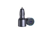 Telefon - Adapter i Ladowarka - UGREEN 75w 3-Port Fast Car Charger - 35024