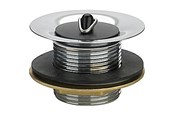 Czesci zamienne i akcesoria montazowe - Viega Bottom valve 1 1/2'' with plug Chrome - 117283