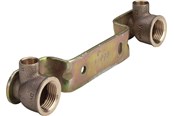 Zlacza - Viega Block 15mm x 1/2'' with bent back plate - 101091