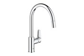 Baterie i armatura - Grohe BauEdge Kitchen faucet with pull-out Chrome - 30536000