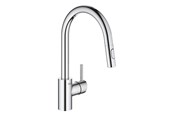 Baterie i armatura - Grohe Concetto Kitchen faucet with pull-out Chrome - 31483002