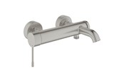 Baterie i armatura - Grohe Essence One-lever faucet for tub & shower Supersteel - 33624DC1