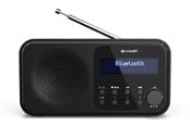 Radio DAB i budzik - Sharp Tokyo DR-P420 Portable Digital Radio USB or Battery Powered - DAB/DAB+/FM - Mono - DR-P420(BK)