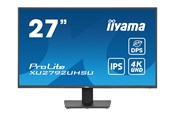 Monitor - 27" iiyama ProLite XU2792UHSU-B6 - 3840x2160 - 60Hz - IPS - 15W USB-C - XU2792UHSU-B6