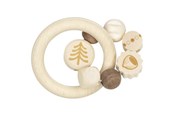 Zabawki dla niemowlat - Goki Wooden Gripping Ring Hedgehog - 65332