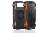 Powerbank - 4smarts TitanPack Solar Power Bank - 20 Watt Powerbank - Czarny - 20000 mAh - 496560