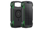 Powerbank - 4smarts TitanPack Solar Power Bank - Green Powerbank - Zielony - 20000 mAh - 540244