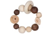 Zabawki dla niemowlat - Goki Wooden Gripping Ring Elephant - 65279