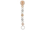 Zabawki dla niemowlat - Goki Wooden Pacifier Chain Star Blue - 65238