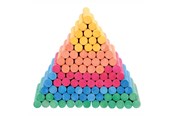 Zabawki na zewnatrz - Colorations - Colored Dustless Chalk 100 pcs. - CNODUST