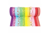 Artykuly Artystyczne & Rzemieslnicze - Colorations - Tape Fabric and Patterns Set of 12 - CHABFAB