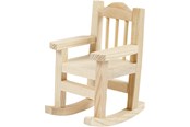 Kreatywne gry - Creativ Company Wooden Mini Rocking Chair - 56925