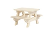 Kreatywne gry - Creativ Company Wooden Mini Picnic Table - 56927