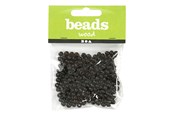 Kreatywne gry - Creativ Company Wooden Beads Black 150pcs. - 570395