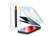 Telefon - szklo ochronne - Spigen Glass tR EZ Fit (Privacy) 2 Pack - transparency - iPhone 17/16 Pro Max - AGL07908