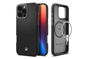 Telefon - Pokrowiec i etui - Spigen Enzo Aramid - Black - iPhone 16 Pro - ACS08508