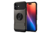 Telefon - Pokrowiec i etui - Spigen Slim Armor MagSafe - Gunmetal - iPhone 16 - ACS08226