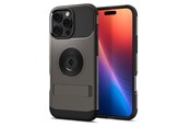 Telefon - Pokrowiec i etui - Spigen Slim Armor MagSafe - Gunmetal - iPhone 16 Pro - ACS08163