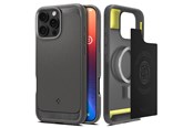 Telefon - Pokrowiec i etui - Spigen Rugged Armor MagSafe - gray - iPhone 16 Pro - ACS08116
