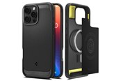 Telefon - Pokrowiec i etui - Spigen Rugged Armor MagSafe - matte black - iPhone 16 Pro - ACS08115