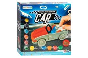 Klocki konstrukcyjne - Grafix Wooden Construction and Painting Package - Car - 200045