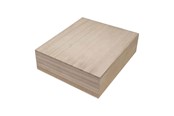 Pokój dzieciecy - Playwood Square Box with Loose Lid Paulownia Wood - sl046A