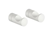 Akcesoria lazienkowe - Damixa Towel hook, 2 pcs, Matt white - 483062100