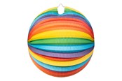 Zabawki - Globos Paper Lantern Round Rainbow 25cm - 6285