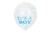 Zabawki - Haza Witbaard Confetti Balloons Boy 6pcs. - U58111