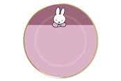 Zabawki - Haza Witbaard Plates Miffy Pink 8 pcs. - 439150