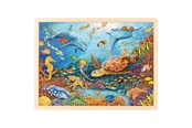 Puzzle - Goki Wooden Jigsaw Puzzle Great Barrier Reef 96pcs. Drewniany - 57432
