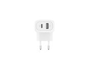 Telefon - Adapter i Ladowarka - Belkin BOOSTCHARGEª 42w - 30w USB-C PD PPS + 12w USB-A Dual Wall Charger White - WCB009VFWH