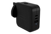 Telefon - Adapter i Ładowarka - Targus HyperJuice power adapter - GaN - USB 2 x USB-C - 70 Watt - HJ1003BKWWGL