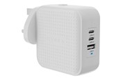 Telefon - Adapter i Ładowarka - Hyper Juice power adapter - GaN - USB 2 x USB-C - 70 Watt - HJ1003WHWWGL