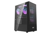 Obudowa komputerowa - Darkflash Computer case A290 + 3 fans (black) - Obudowa komputerowa - Miditower - Czarny - A290