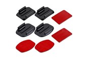 Kamera sportowa - akcesoria - Puluz Set of stickers and mounts for attaching sports cameras - PU09